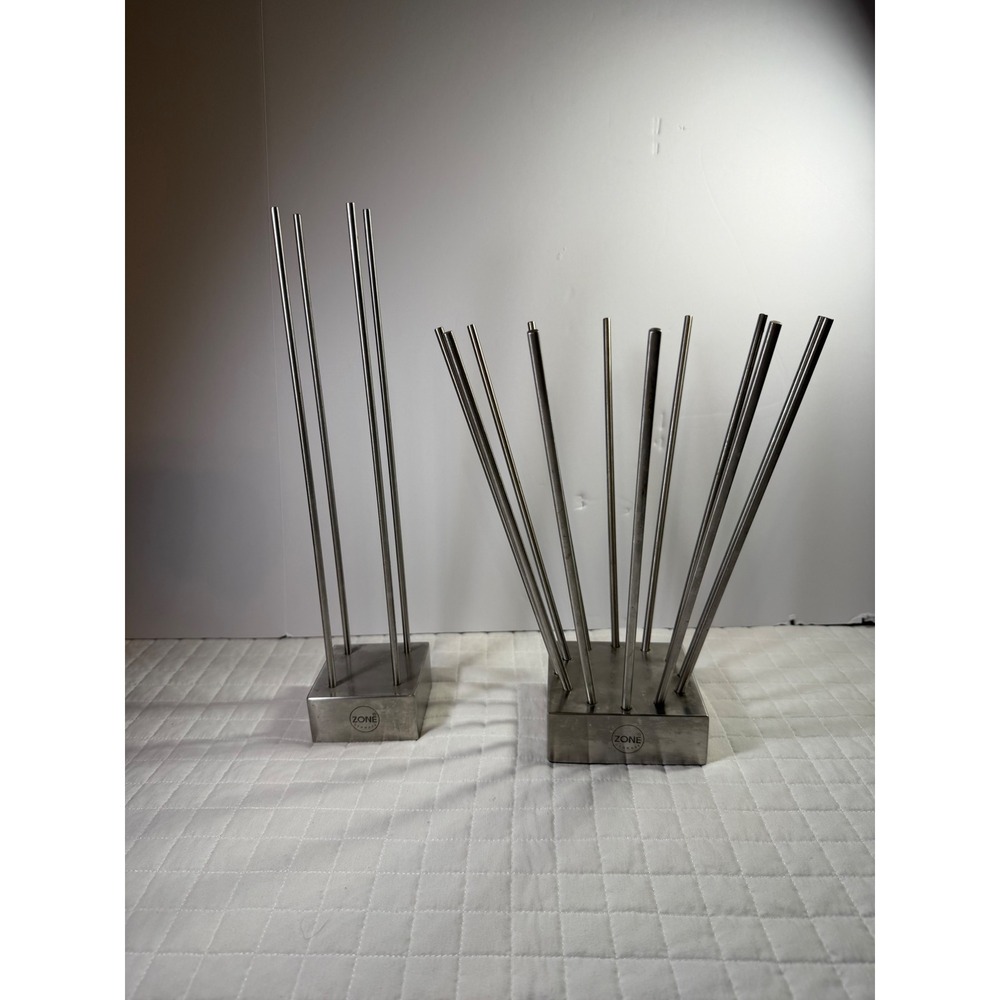ZONE Denmark Stainless Steel Fruit Vegetable Holders Set of 2 Danish Modern